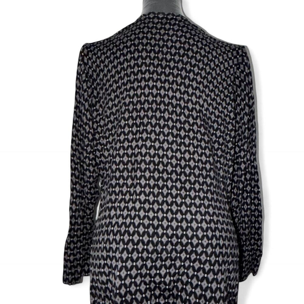 Charter-club Women's Black and Grey Blouse - Picture 4 of 5